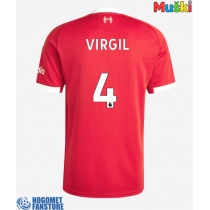 Liverpool Virgil van Dijk #4 Domaci Dres 2025-26 Kratak Rukav